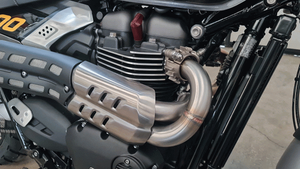 H-pipe (de-cat) per Triumph Scrambler 900 dal 2026